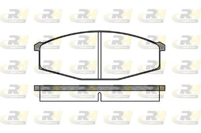 Brake Pad Set, disc brake Nissan PATROL 81-88 esim. Brake Pad Set, disc brake Nissan PATROL 81-88 esim.