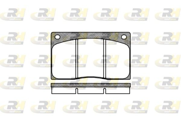 Brake Pad Set, disc brake Jaguar 75-86 esim.