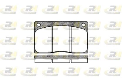 Brake Pad Set, disc brake Jaguar 75-86 esim.