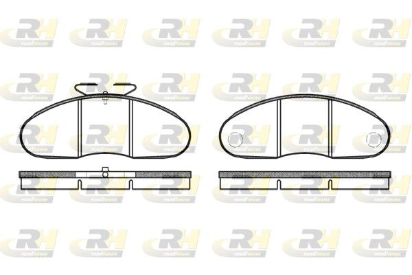 Brake Pad Set, disc brake MB 100/130 88- esim.