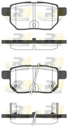 Brake Pad Set, disc brake TOYOTA - 04466-47080