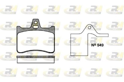 Brake Pad Set, disc brake XANTIA Break (X1_, X2_), XM Break (Y4)