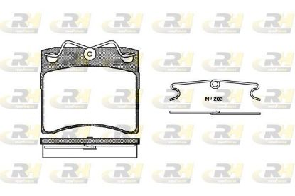 Brake Pad Set, disc brake VW Transporter 90-98 esim.