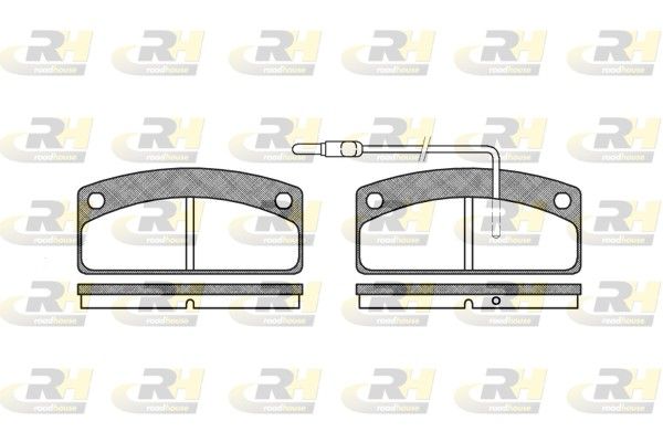 Brake Pad Set, disc brake AIXAM/LIGIER 99- esim.