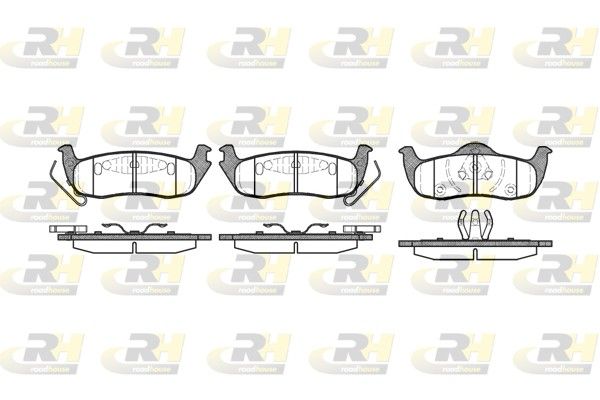 Brake Pad Set, disc brake CHRYSLER - 05080871AA