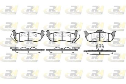 Brake Pad Set, disc brake CHRYSLER - 05080871AA