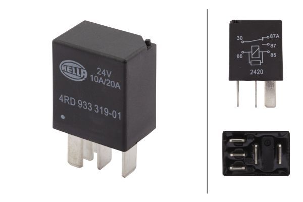 Relay, main current -