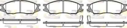 Brake Pad Set, disc brake Nissan ALMERA 04- esim.
