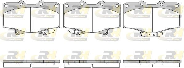Brake Pad Set, disc brake Toyota 4 RUNNER,HILUX 92-01 e