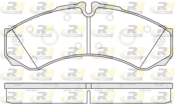 Brake Pad Set, disc brake Nissan Atleon -11 tagum.