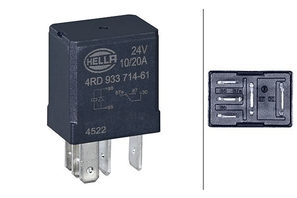 Relay, main current -