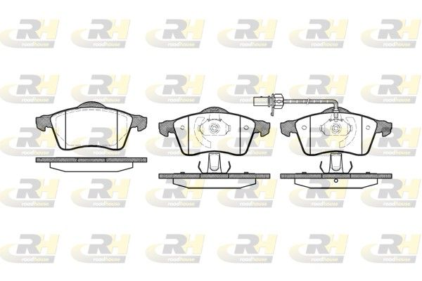 Brake Pad Set, disc brake VAG - 7D0 698 151A