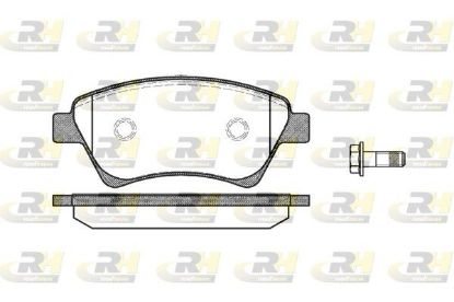 Brake Pad Set, disc brake Renault MEGANE 02- esim.