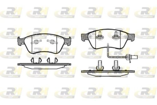 Brake Pad Set, disc brake VAG - 4E0 698 151