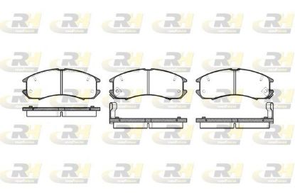 Brake Pad Set, disc brake Mazda Premacy esim.