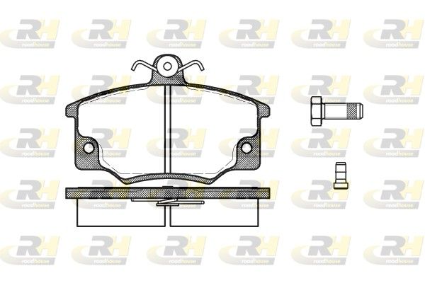 Brake Pad Set, disc brake Fiat Argenta 81-83 esim.