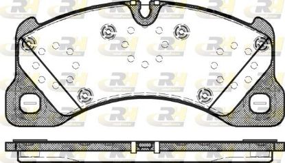 Brake Pad Set, disc brake VAG - 7L0 698 151M