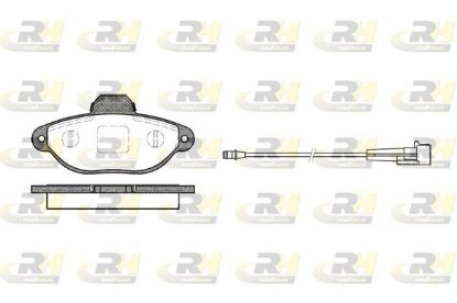 Brake Pad Set, disc brake Fiat PUNTO 93-99 esim.