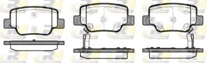 Brake Pad Set, disc brake TOYOTA - 04466-0F010