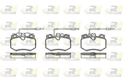Brake Pad Set, disc brake Peugeot 309 85-89 esim.