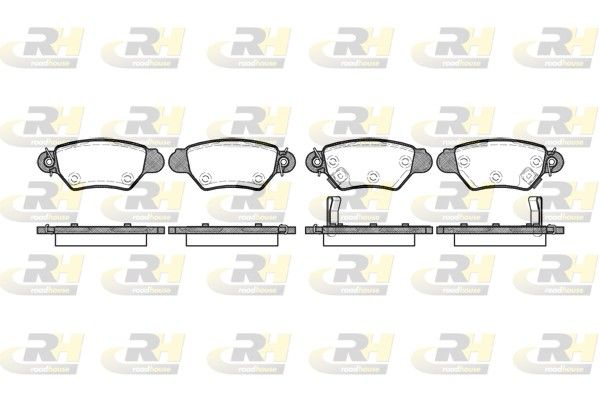 Brake Pad Set, disc brake GENERAL MOTORS - 9195642