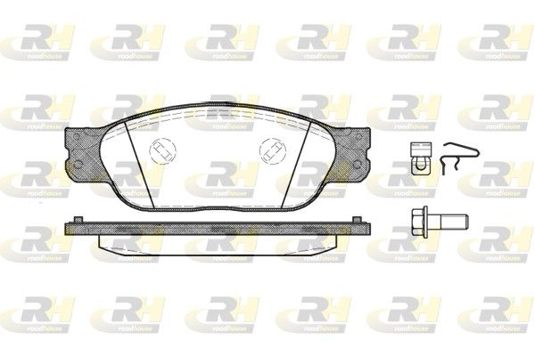 Brake Pad Set, disc brake JAGUAR - XR813324