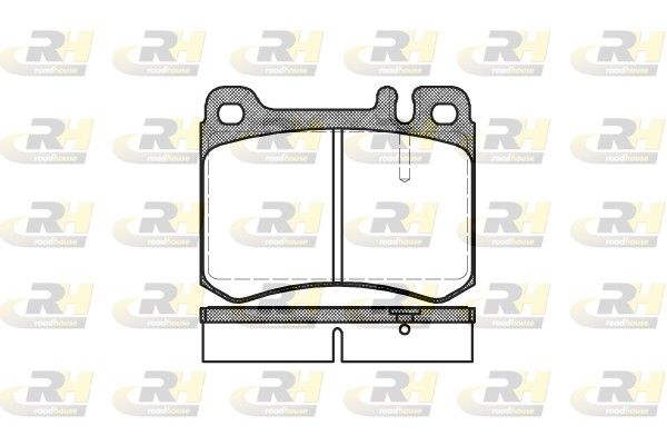 Brake Pad Set, disc brake MERCEDES-BENZ SL (R107)