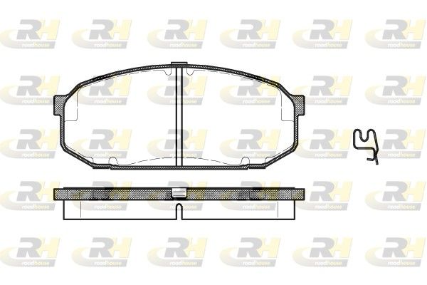 Brake Pad Set, disc brake Mazda 323 84-98 esim.