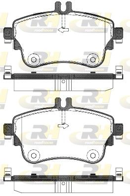 Brake Pad Set, disc brake A-CLASS (W176), B-CLASS (W246)