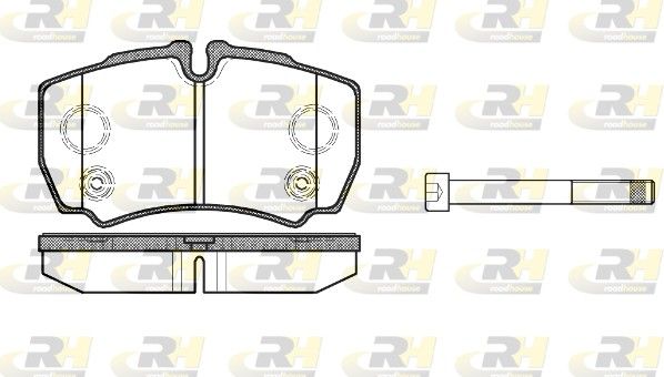 Brake Pad Set, disc brake Tourneo Connect 2.2 TDCi