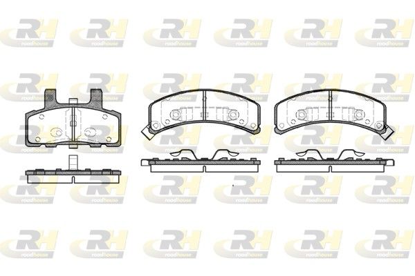 Brake Pad Set, disc brake DODGE 99- esim.