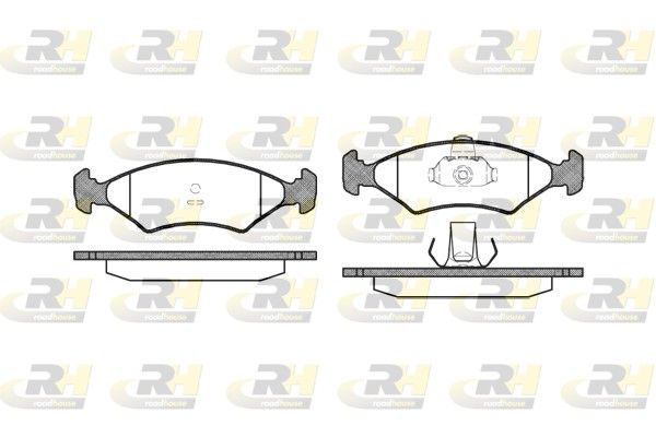 Brake Pad Set, disc brake Mazda 121,Ford Fiesta 86-01 e
