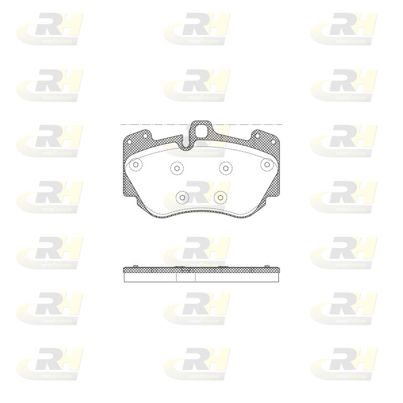 Brake Pad Set, disc brake Audi A4 (8EC, B7, 8ED) (04/05-06/08)