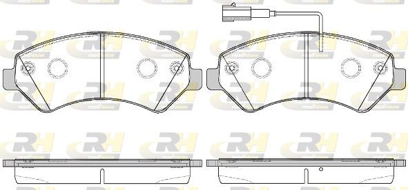 Brake Pad Set, disc brake Fiat Ducato 14- esim.