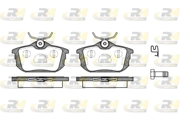 Brake Pad Set, disc brake SMART - 454 420 10 20