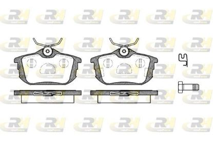 Brake Pad Set, disc brake SMART - 454 420 10 20