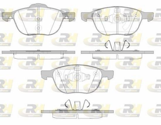 Brake Pad Set, disc brake FORD ECOSPORT (10/13-) 2188058