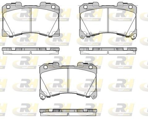 Brake Pad Set, disc brake TOYOTA YARIS (_P21_, _PA1_,_PH1_) (01/20-)