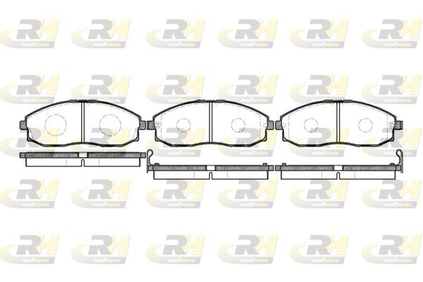 Brake Pad Set, disc brake Hyundai H-1 97- esim.