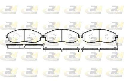 Brake Pad Set, disc brake Hyundai H-1 97- esim.