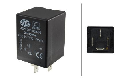 Flasher Unit 24V 4-ansl 2+1x21+5W