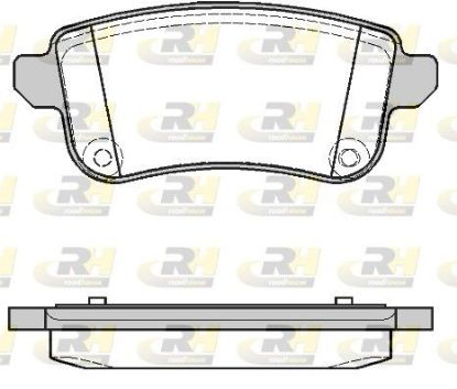 Brake Pad Set, disc brake RENAULT - 44 06 035 58R