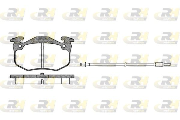 Brake Pad Set, disc brake Renault SAFRANE 92-96 tagum.