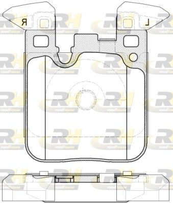 Brake Pad Set, disc brake BMW - 34 21 6 855 474