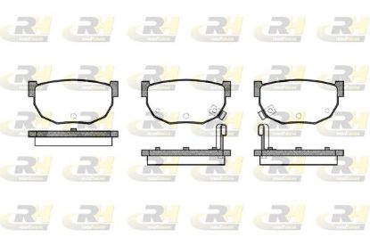 Brake Pad Set, disc brake Nissan BLUEBIRD,300ZX 84-90 t
