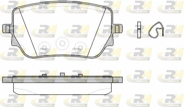 Brake Pad Set, disc brake MERCEDES-BENZ - 000 420 76 00