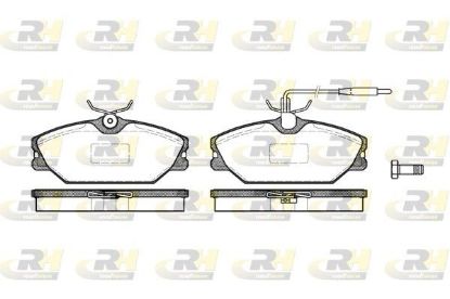 Brake Pad Set, disc brake MEGANE I, SCÉNIC I (JA0/1_)
