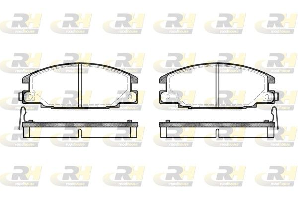 Brake Pad Set, disc brake OPOL FRONTERA A,ISUZU TROOPER
