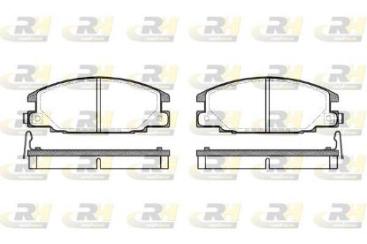Brake Pad Set, disc brake OPOL FRONTERA A,ISUZU TROOPER