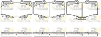 Brake Pad Set, disc brake TOYOTA - 04465-YZZAF